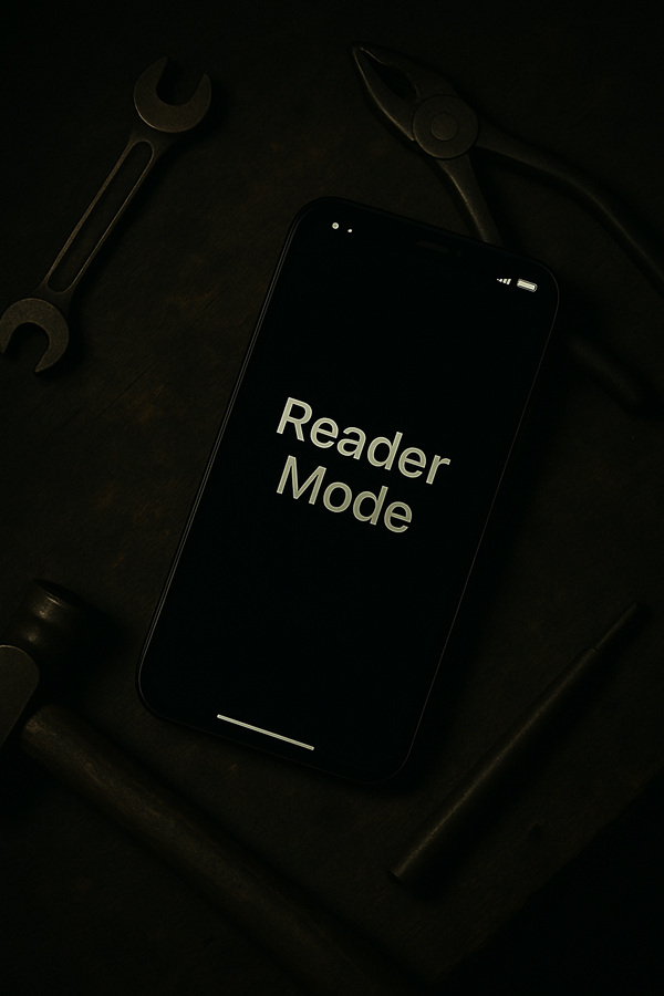 Why Reader Mode Is One of the Best Tools for Low Vision Readers